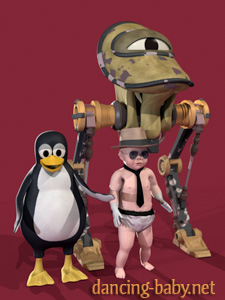 Tux, Baby, Walker image