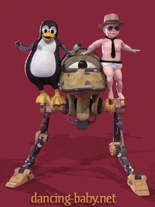 Tux, Baby, Walker image